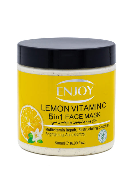 Enjoy Face & Body 5 In 1 Whitening Mask Lemon 500 ml