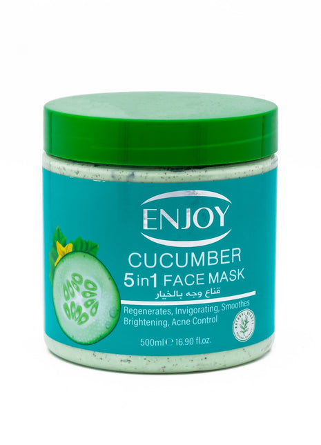Enjoy Face & Body 5 In 1whitening Mask Cucumber 500 ml