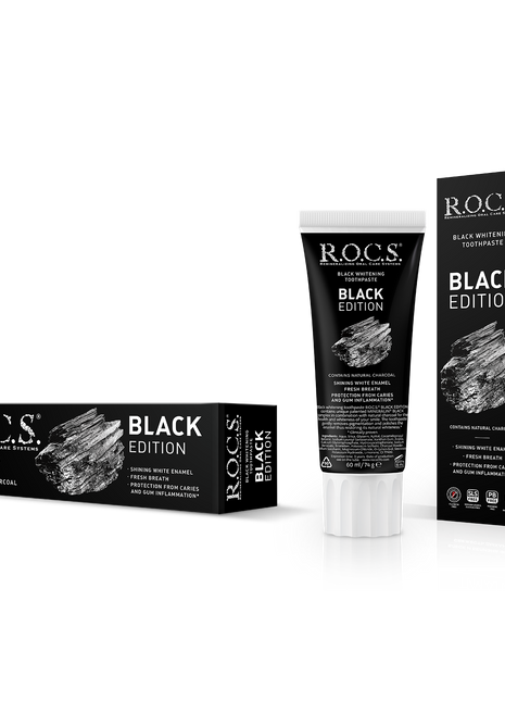 ROCS Toothpaste Black Edition Whitening 74 g