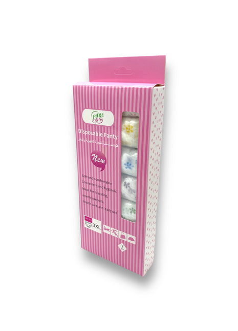 Pure Life Disposable Panty 3XL – Soft, Comfortable, and Secure Disposable Underwear for Women