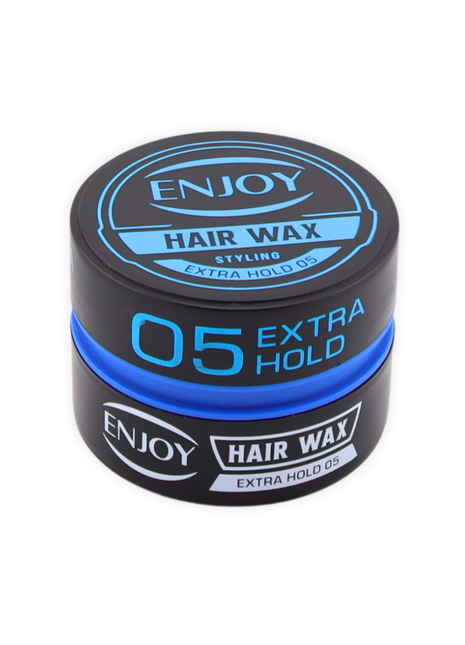 ENJOY Hair Wax 05 Blue - Strong Hold 150ml Flexible Styling Wax for Men