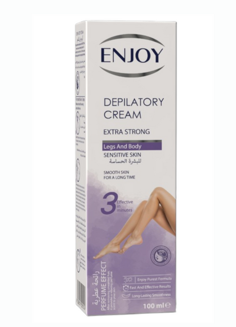 Enjoy Depilatory Cream For Legs & Body Sensitive Skins 100
