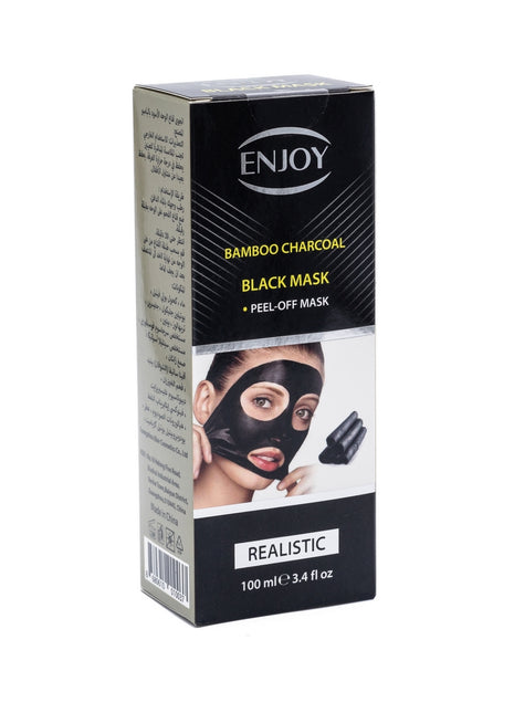 ENJOY Charcoal Face Mask - 100ML Deep Cleansing, Acne Control & Radiant Skin
