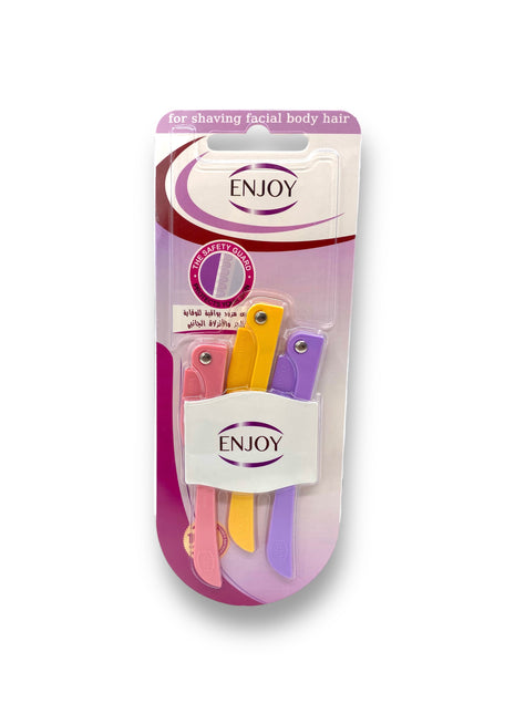 Enjoy Hair Removal Razor - 3 Pcs Gentle & Smooth Shaving for Women