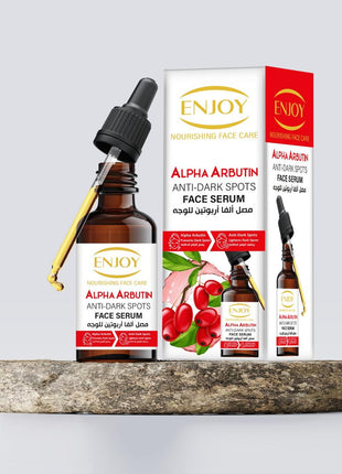 ENJOY Alpha Arbutin Anti-Dark Spots Face Serum 50ml – Brightening & Hydrating Even Skin Tone Dark Spot Removal