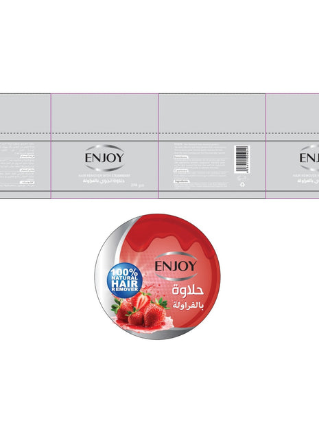Enjoy Hair Remover Sweet With Strawberry 250 g
