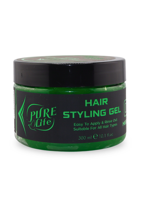 Pure Life Hair Styling Gel Mega Hold Green 300 ml