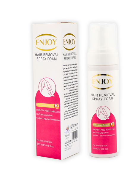 Enjoy Hair Removing Foam – Quick & Gentle Hair Removal for Smooth Skin 200 Ml