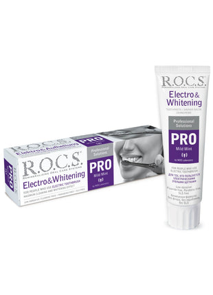 ROCS Toothpaste Pro Electro & Whitening Mild Mint 135 g