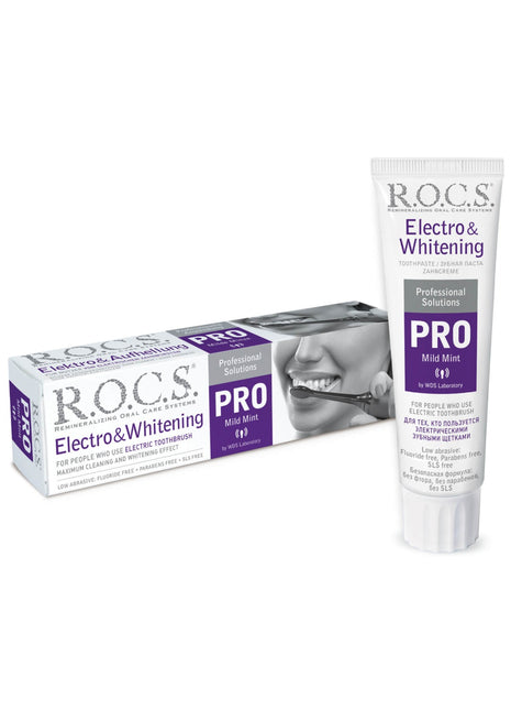 ROCS Toothpaste Pro Electro & Whitening Mild Mint 135 g