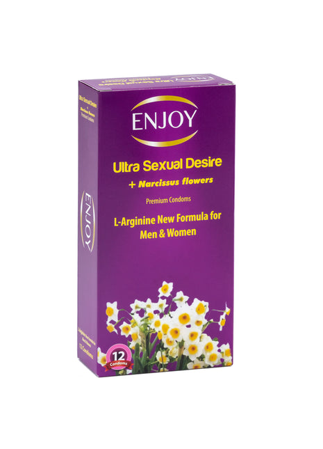 Enjoy U. S.D+Narcissus Flowers Premium Condoms 12Pcs