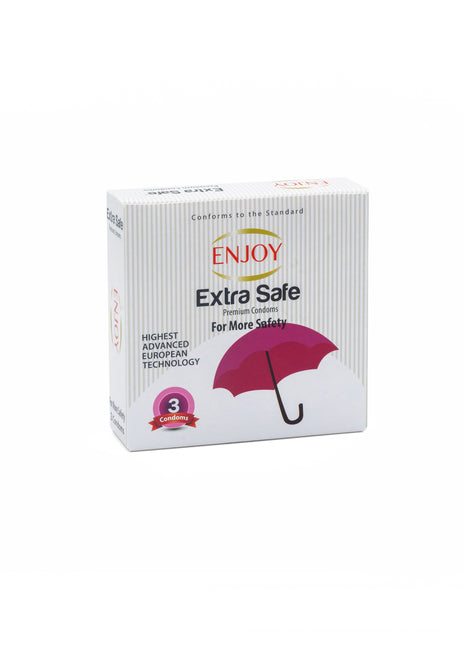 Enjoy Extra Safe Premium Condoms 3 pcs