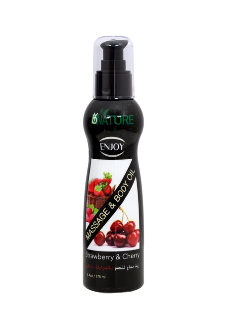 Enjoy Strawberry & Cherry Massage Oil 175ml
