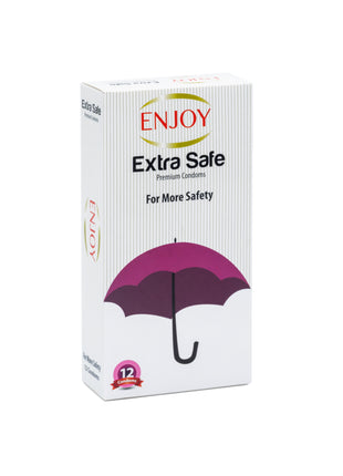 Enjoy Extra Safe Premium Condoms 12 pcs