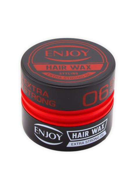 ENJOY Hair Wax 06 Red – Extra Strong Hold 150ml Long-Lasting Styling for Men