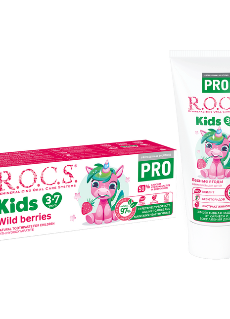 ROCS Toothpaste Pro Kids 3-7 Years Wild Berries 45 g
