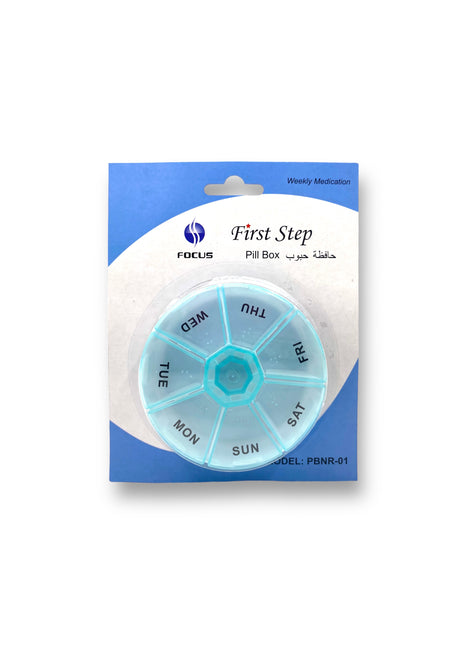 First Step Pill Box Round Weekly