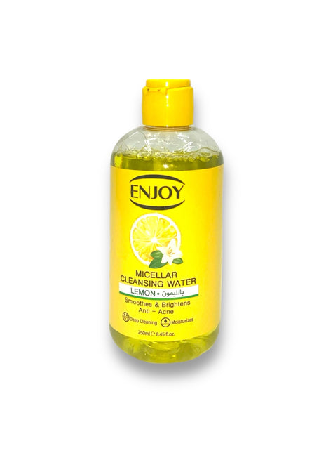 Enjoy Facial Micellar Water with Lemon – Deep Cleansing & Refreshing Formula, 250ml