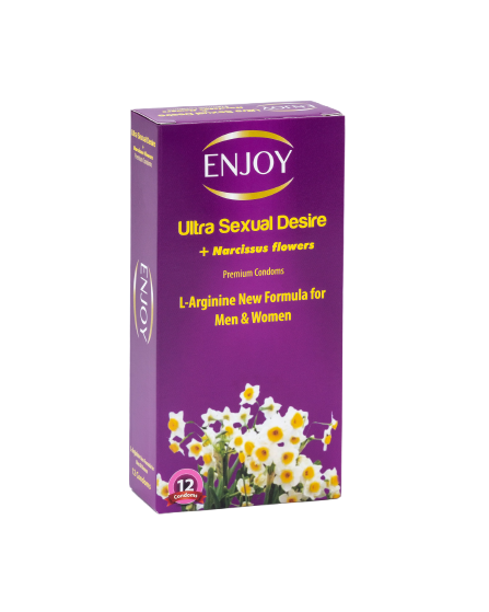 Enjoy U. S.D+Narcissus Flowers Premium Condoms 12Pcs