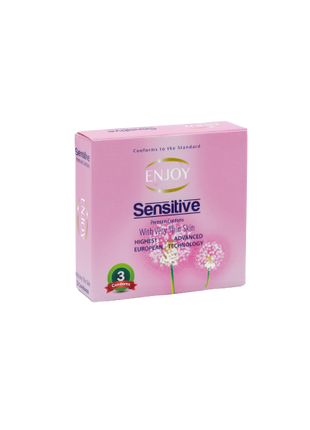 Enjoy Sensitive Premium Condoms 3 pcs