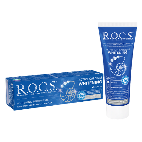 ROCS Toothpaste Active Calcium Whitening 94 g