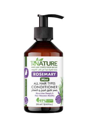 ByNature Rosemary Mint Complete Repair Conditioner – 250ml for Nourishing & Strengthening Hair Care
