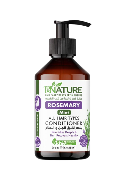 ByNature Rosemary Mint Complete Repair Conditioner – 250ml for Nourishing & Strengthening Hair Care