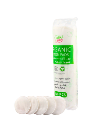 Purelife Organic Cotton Pads 100 pcs