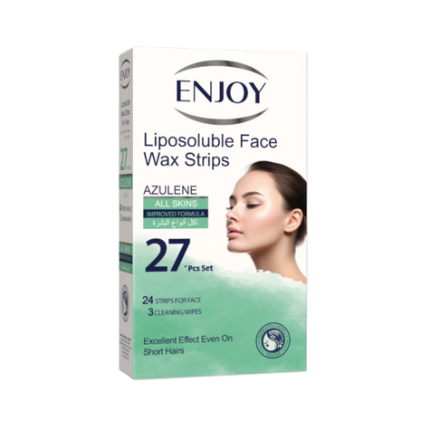 Enjoy Liposoluble Face Wax Strips For All Skins 27 pcs