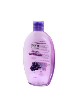 ENJOY Grape Facial Cleanser 225ml - Deep Cleansing & Hydrating Removes Dirt, Oil & Makeup Antibacterial & Refreshing
