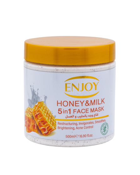 NJOY Face & Body 5-in-1 Whitening Mask – Honey & Milk Deep Nourishment & Brightening