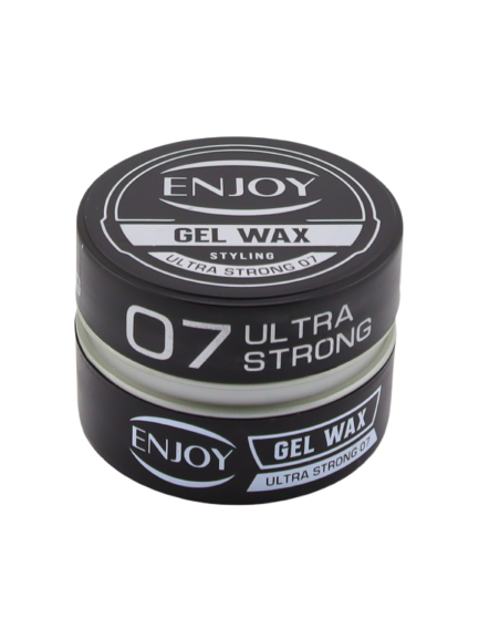 ENJOY Hair Wax 07 Cream - Ultra Strong Hold 150ml Gel Wax for Men