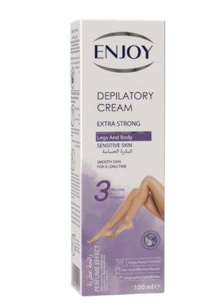 Enjoy Depilatory Cream For Legs & Body Sensitive Skins 100