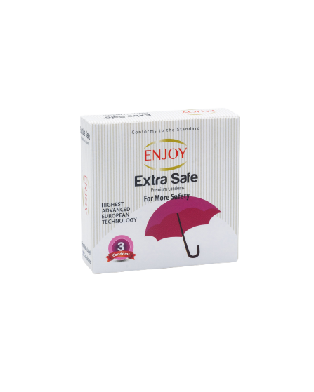 Enjoy Extra Safe Premium Condoms 3 pcs