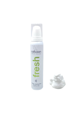 Callusan Cream Mousse Extra 125ML - Quadruple Care for Damp & Sweaty Feet Refreshing, Moisturizing & Odor Control Formula