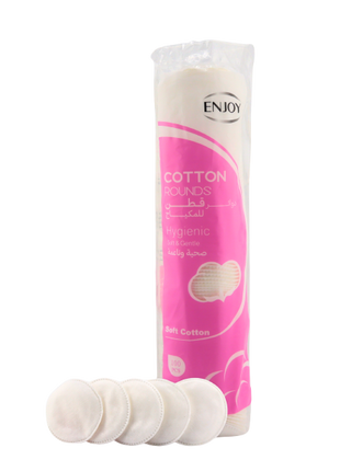 Enjoy Cotton Rounds – Soft & Gentle Makeup Removal Pads, 100pcs