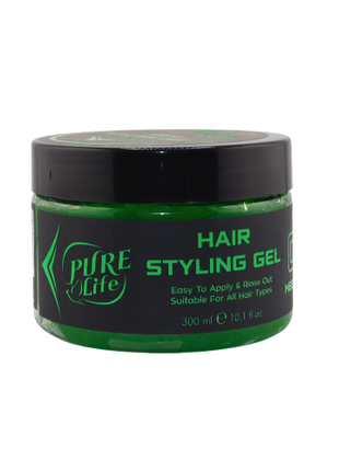 Pure Life Hair Styling Gel Mega Hold Green 300 ml