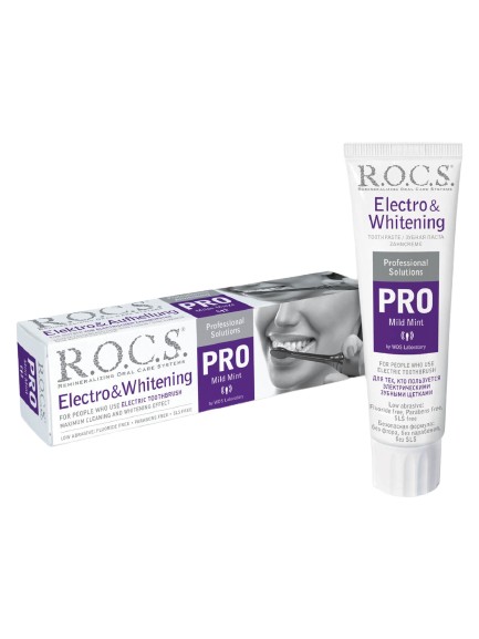 ROCS Toothpaste Pro Electro & Whitening Mild Mint 135 g