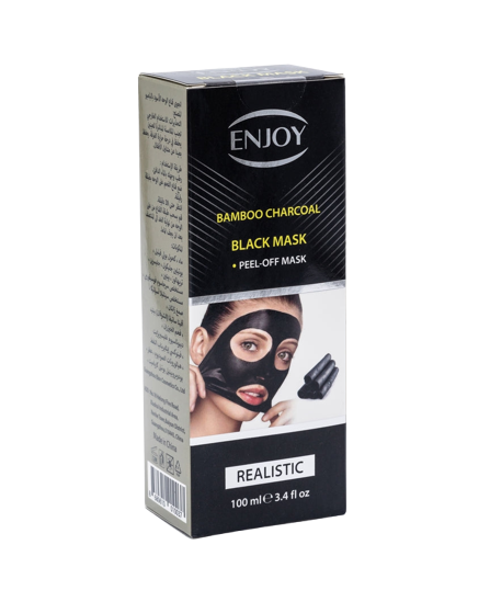 ENJOY Charcoal Face Mask - 100ML Deep Cleansing, Acne Control & Radiant Skin