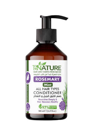 ByNature Rosemary Mint Complete Repair Conditioner – 500ml for Nourishing & Strengthening Hair Care
