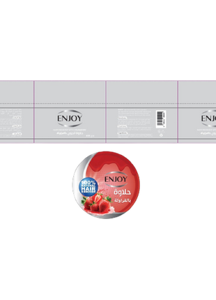 Enjoy Hair Remover With Strawberry 400 g