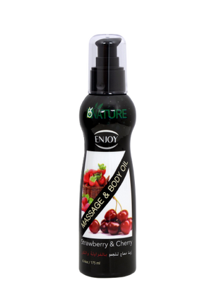 Enjoy Strawberry & Cherry Massage Oil 175ml