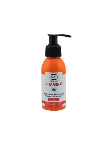 ENJOY Liquid Peeling with Vitamin C - Fast & Effective Exfoliation Orange Extracts & Turkish Technology