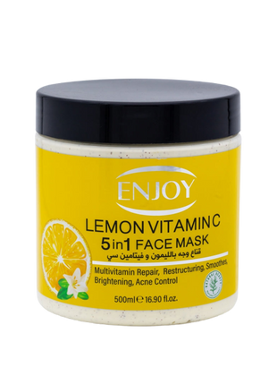 Enjoy Face & Body 5 In 1 Whitening Mask Lemon 500 ml
