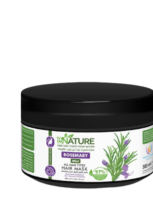 ByNature Rosemary Mint Complete Repair Hair Mask – 300ml for Deep Conditioning & Strengthening