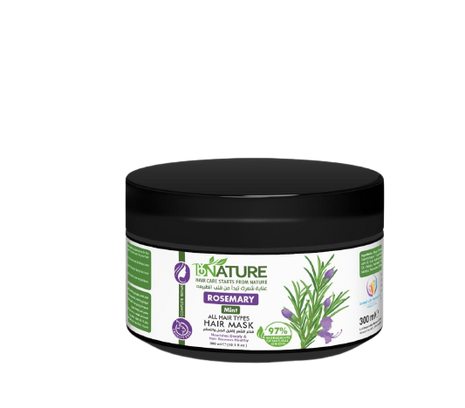 ByNature Rosemary Mint Complete Repair Hair Mask – 300ml for Deep Conditioning & Strengthening