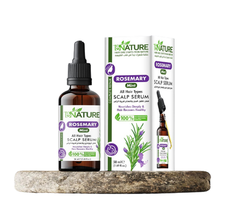Bay Nature Rosemary & Mint Scalp Serum – 50ml for Hair Growth & Scalp Nourishment