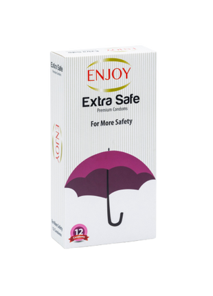 Enjoy Extra Safe Premium Condoms 12 pcs