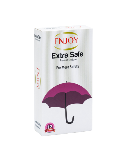 Enjoy Extra Safe Premium Condoms 12 pcs