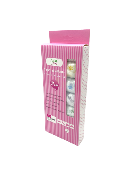 Pure Life Disposable Panty 3XL – Soft, Comfortable, and Secure Disposable Underwear for Women